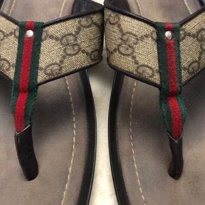 Men’s GUCCI GG Canvas Sandals